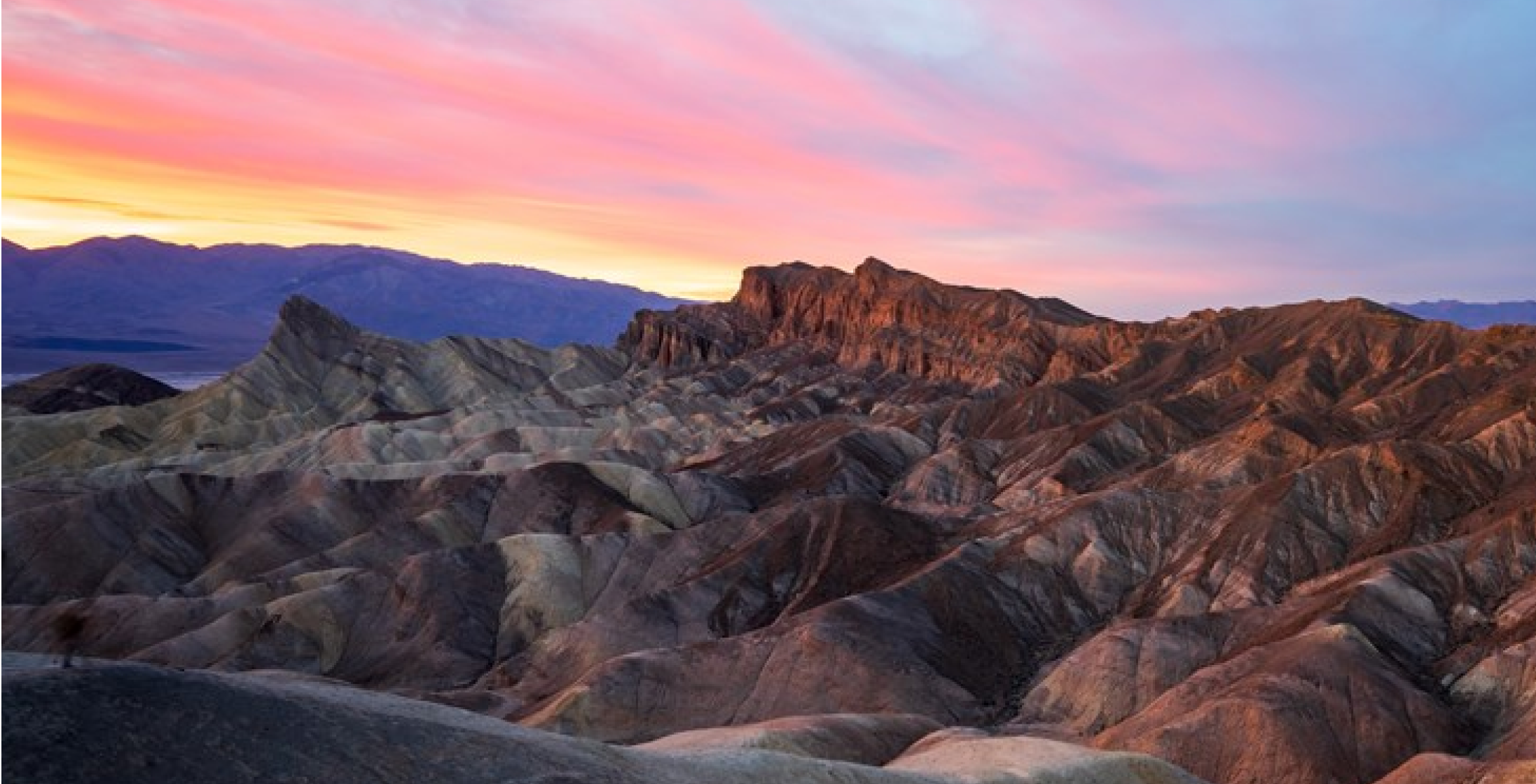 A rocky desert landscape.